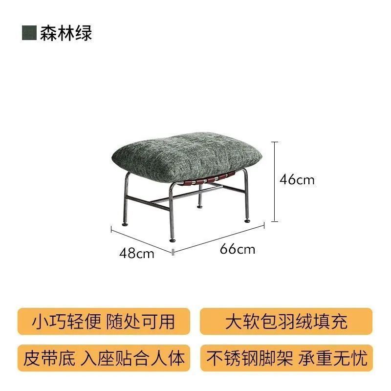 菲卡摇椅客厅现代轻奢可拆洗软包沙发设计师躺椅单人摇摇椅|undefined