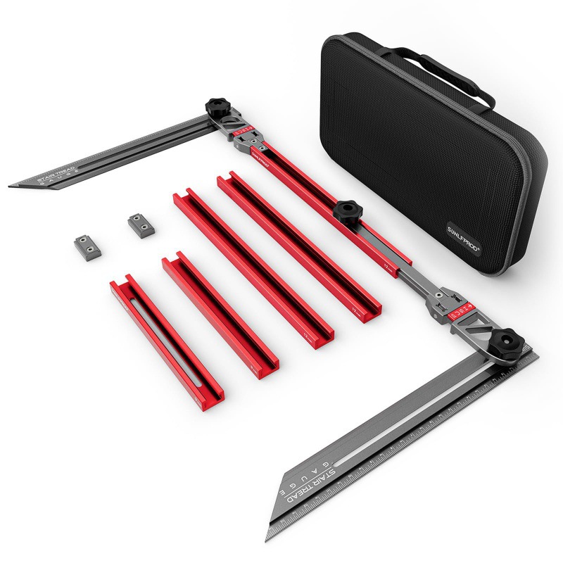 新款铝合金楼梯尺 多功能折叠尺 家居工具 Stair Tread Gauge