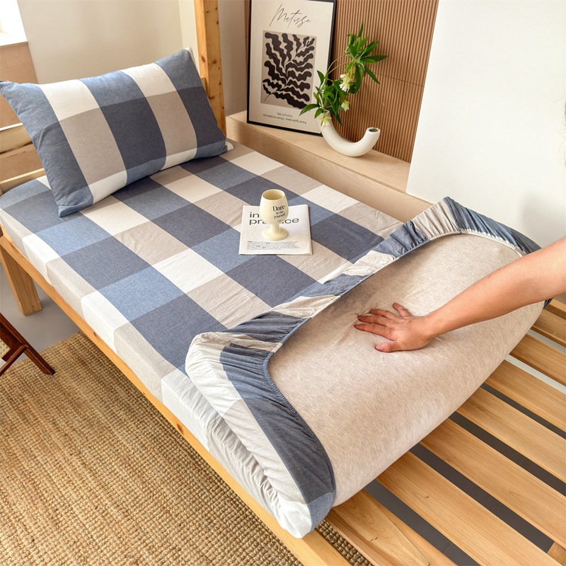 Cubierta de cama de algodón para dormitorio de estudiantes durante la temporada escolar Cubierta de cama de algodón 90x190 Cubierta protectora de colchón individual para dormitorio