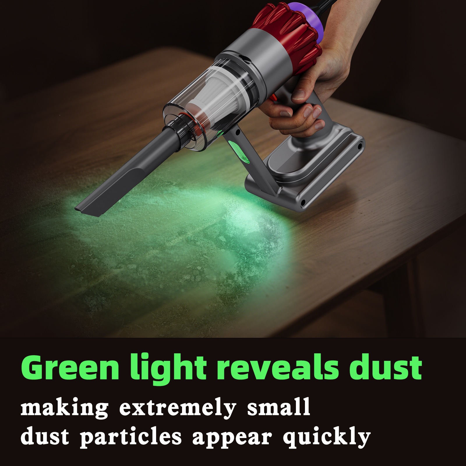 New cross-border car vacuum cleaner for home and car use, four-in-one multifunctional high-power handheld vacuum cleaner, portable