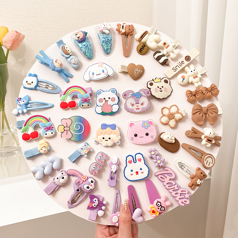 Clips de cabello para niñas, tocado para niñas, clips de cabello para niñas lindas y bonitas, clips para niñas, bebés súper lindos, Beiqin