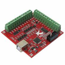 1套 黑色，红色 塑料 红色飞雕卡接线板USB MACH3四轴接口驱动器D