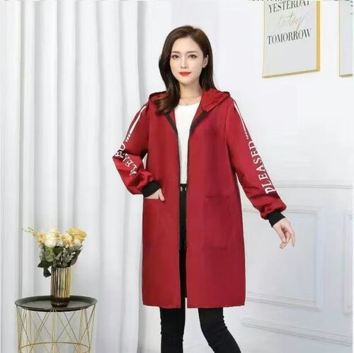 Apron and velvet thick smock hooded medium and long household kitchen waterproof and oil-proof long-sleeved workclothes winter men and women