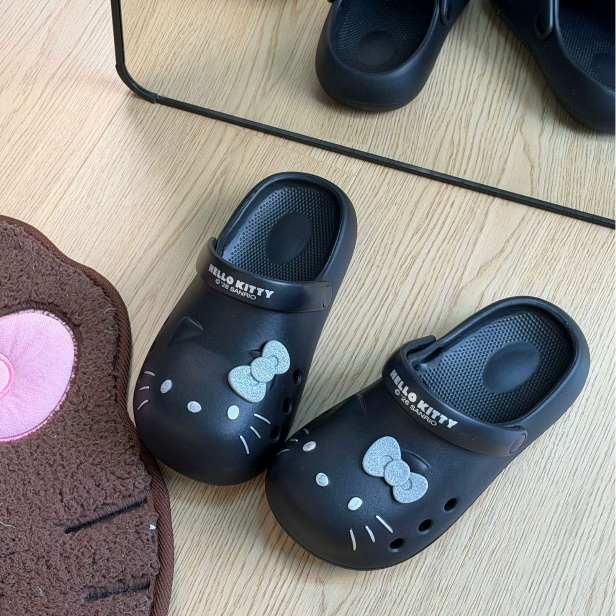 Sanrio, Hello Kitty, летние мультяшные милые нескользящие тапочки
