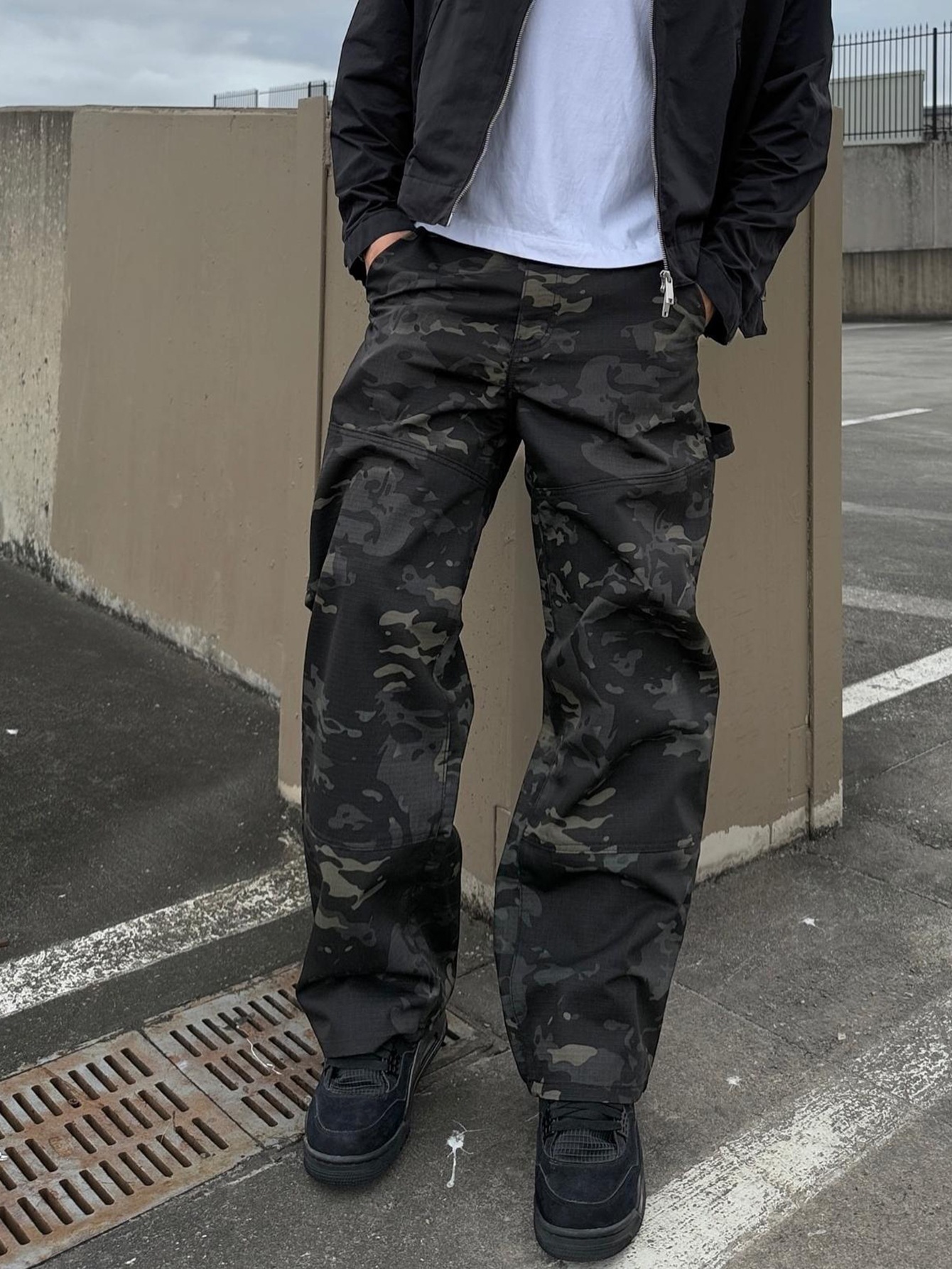 Vaqueros Cargo de Camuflaje para Hombre de Algodón, Corte Recto, para Uso Casual image 9