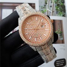 外贸速卖通 亚马逊 wish ebay lazada 满天星钻石英男士高端手表