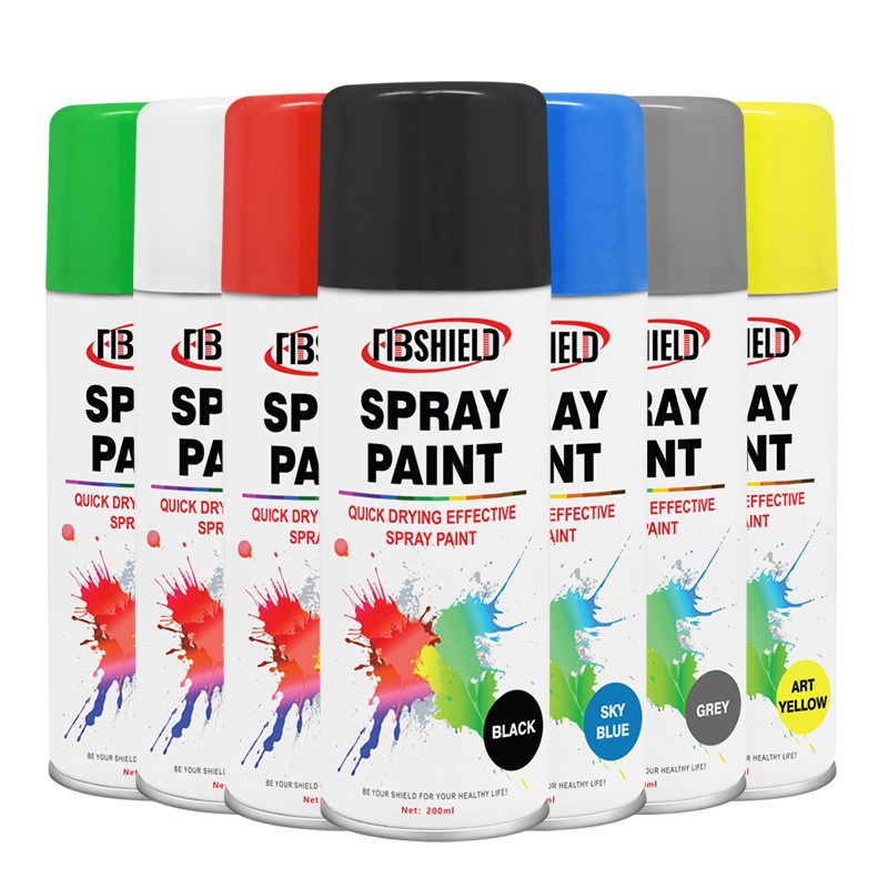 Cat Semprot Kaleng Praktis Stok Tersedia摇自喷漆spray paint