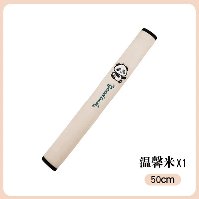 Cartoon Protective Cover Lens Large, Seat belt shoulder pad - panda-style-warm-rice-50-cm-1-pack