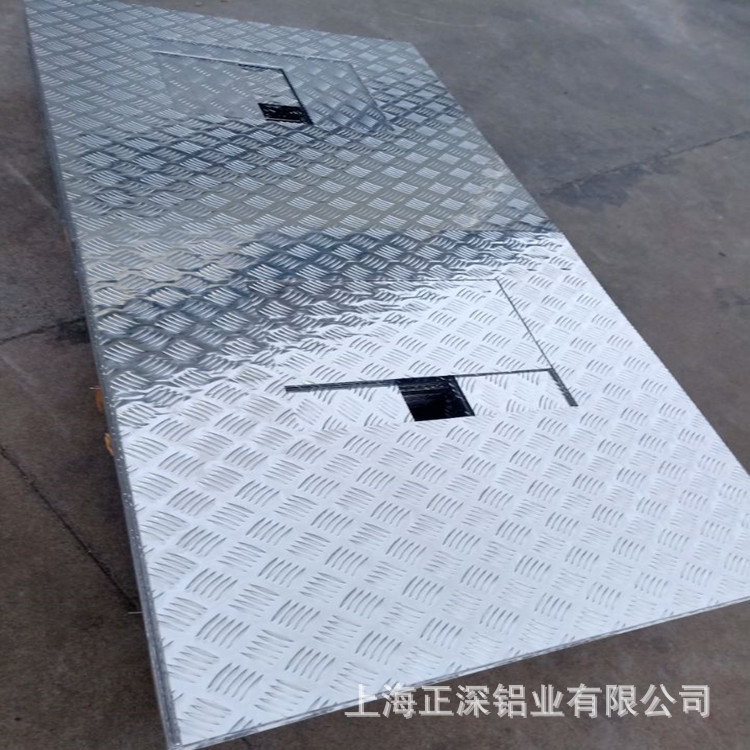 铝板厂现货销售5052 5754 1060用于船底车底 五条筋防滑花纹铝板