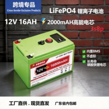 12V 16000mAH﮵��,����BMS,LiFePO4������,����ֱ��,�羳רƷ