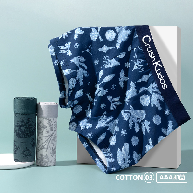 Pantalones interiores de algodón de hombre, seda transpirable, entrepierna antibacteriana, cuadrangulares cómodos de cintura media, nuevos pantalones chinos de estilo nacional.