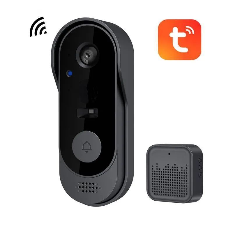 Tuya WIFI カメラ ドアベル HD ビデオ インターホン 屋外ワイヤー|undefined