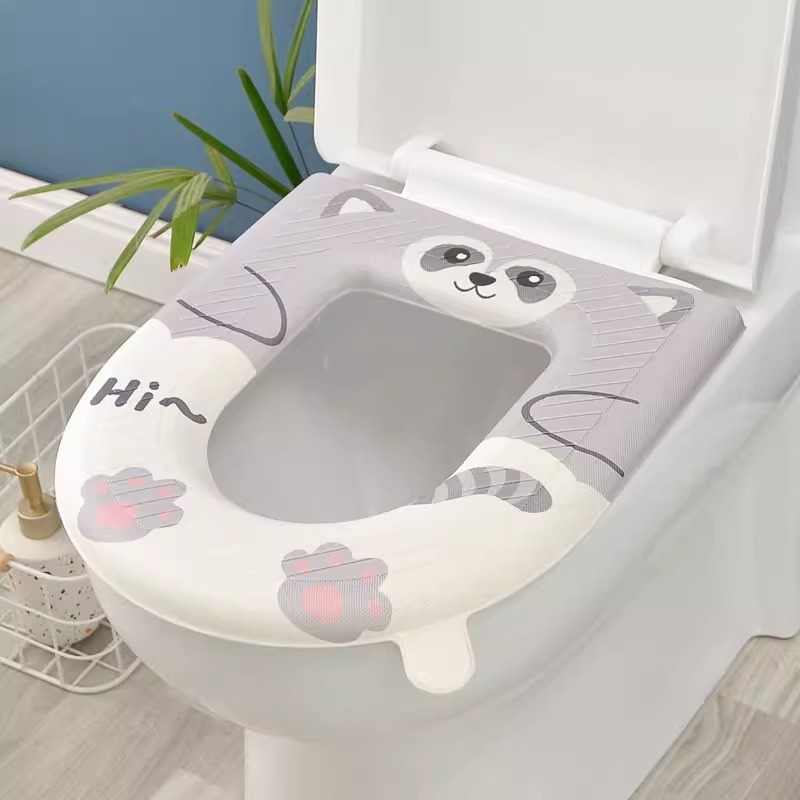 トイレシリコンクッション、オールシーズン万能、防水トイレクッション、家庭用便座クッション、便座カバー、トイレカバー|undefined