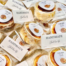 巴斯克蛋糕打包盒透明迷你模具烘焙包装耐高温一次性纸杯蛋糕纸托