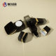 Black gradient square bottle 120ml lotion bottle 30g50g square cream cream glass bottle pressing lotion bottle