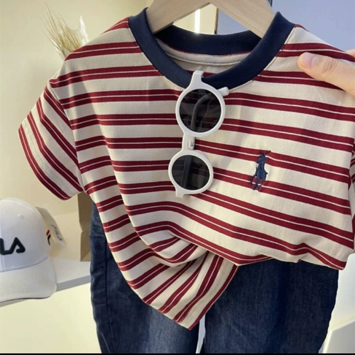 Quality children's summer cloth, with embroidery, with short sleeve, wholesale
