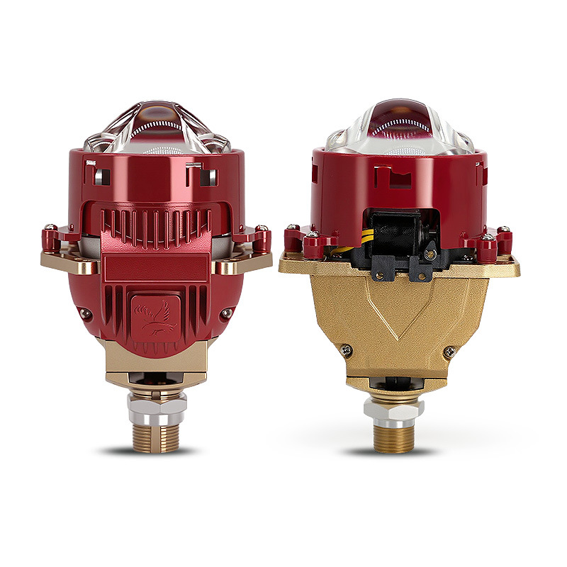 Transfronterizos 3 pulgadas sin pérdidas doble luz directa doble lente doble taza de luz de alta potencia H4 H7 automóvil y motocicleta