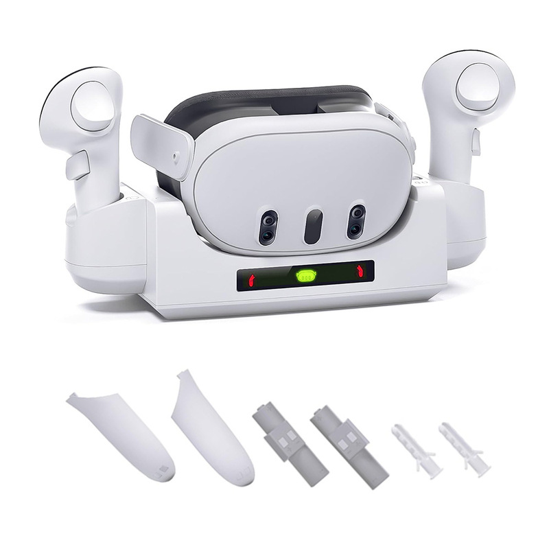 Suitable for Meta Quest3 S Vr Glasses Charging Base Q3 S Handle Charger Vr Wall-Mounted Charger