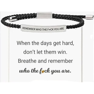 Amazon elbow lettering bracelet friend gift adjustable bracelet stainless steel woven lettering bracelet