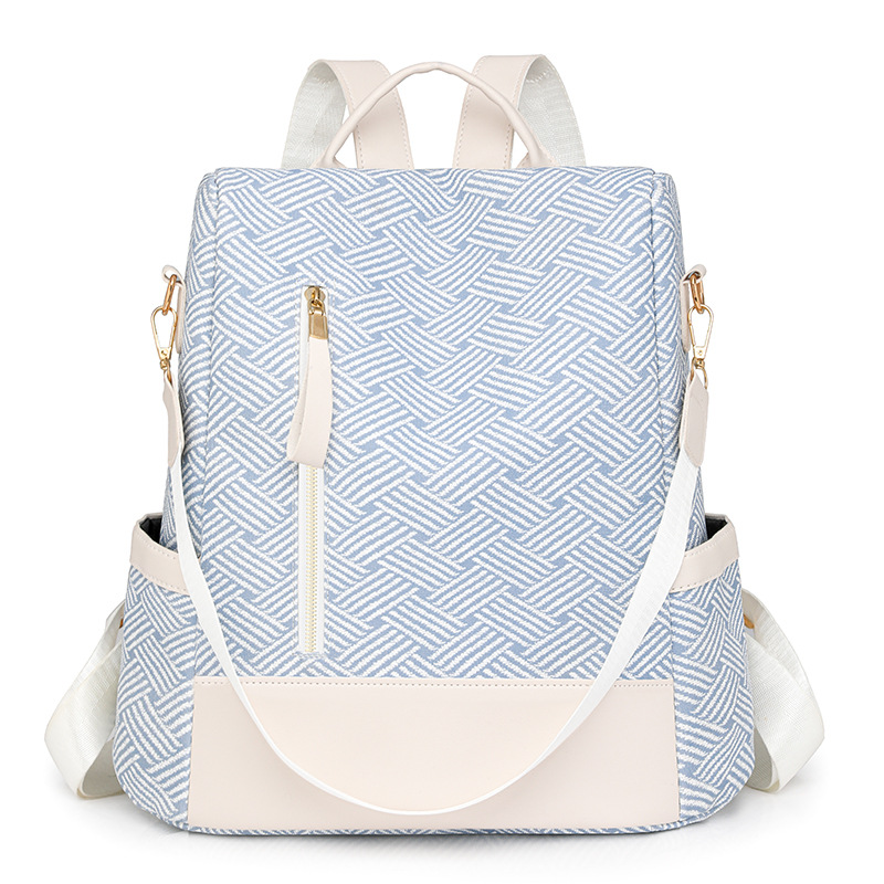 Mochila antirrobo multiusos para mujer 2024 nueva mochila de moda para mujer bolso de hombro de gran capacidad ligero y versátil