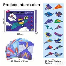 �羳��Ʒ Leven DIY Paper Airplane Book �ۼ��w�C���b�Y���Ʒ
