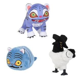 Kpop Demon Hunters Tiger Plush�CħŮ�F�ϻ�Derpy ����ë�q��ż