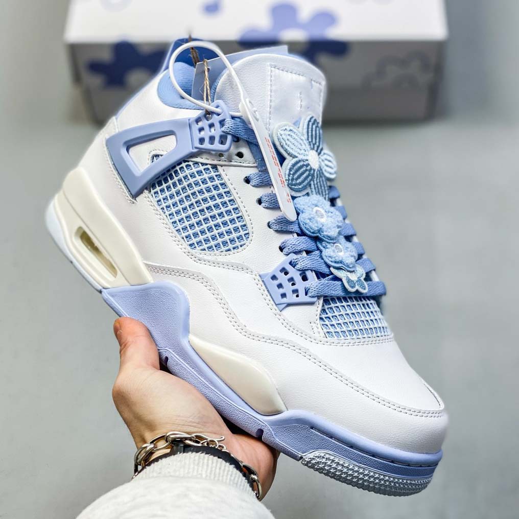 Cross-border AJ4 Zapatos de baloncesto retro zapatos casuales de pareja zapatos deportivos de moda rosa versátiles