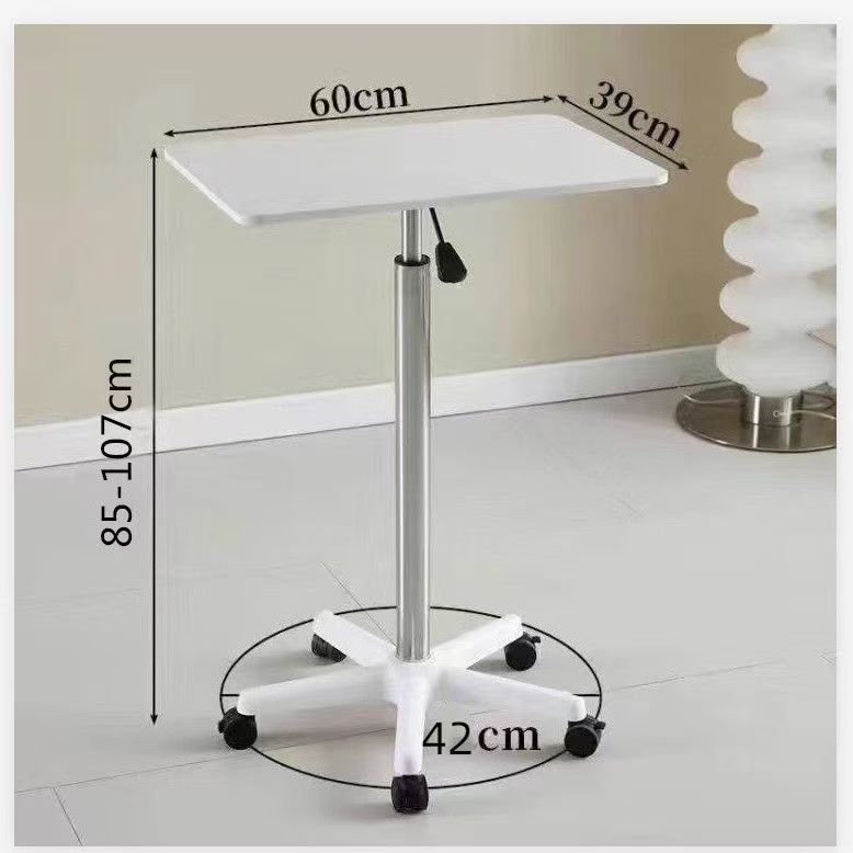 Fabrica directa polea móvil mesa pequeña de pie mesa de trabajo puede elevar pequeña mesa de cama computadora portátil
