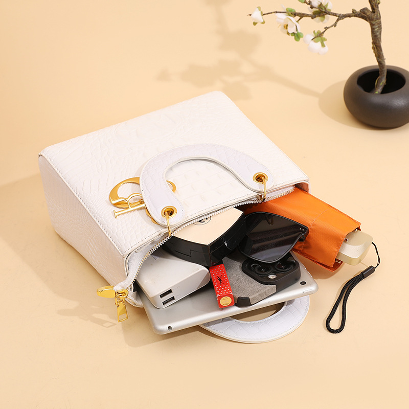 고급 질감 여성 가방 2024 새로운 가죽 크로스 바디 백 빅 브랜드 패션 웨스턴 스타일 가방 여성 크로스 바디 숄더 백