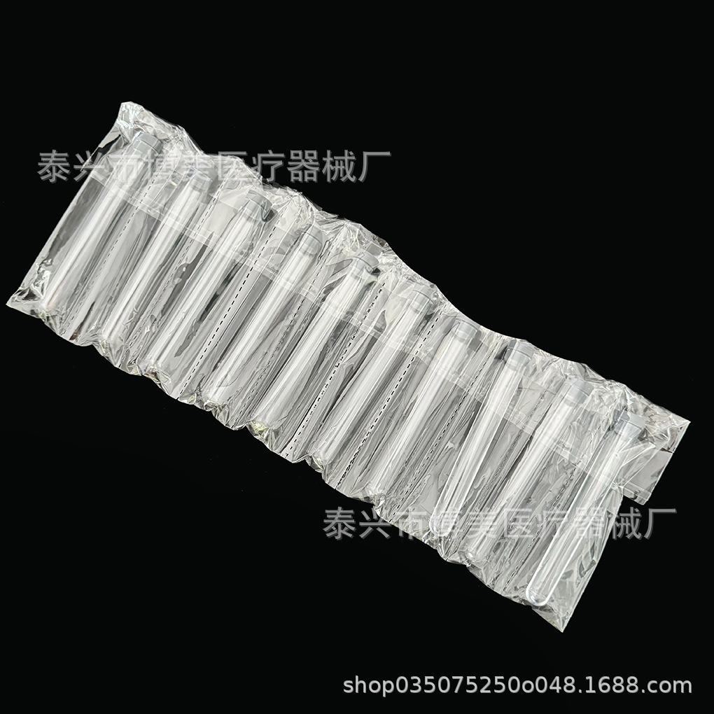 厂家批发塑料试管配丁基胶塞 PS12*00mm16*100mm加厚套装可配胶塞