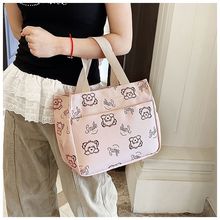 轻便洋气手提包便当爆款上班族饭盒午餐帆布手提袋妈咪甜美网红@2
