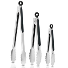 不锈钢面包夹子厨房家用食物夹耐高温烤肉夹牛排夹 户外BBQ烧烤夹