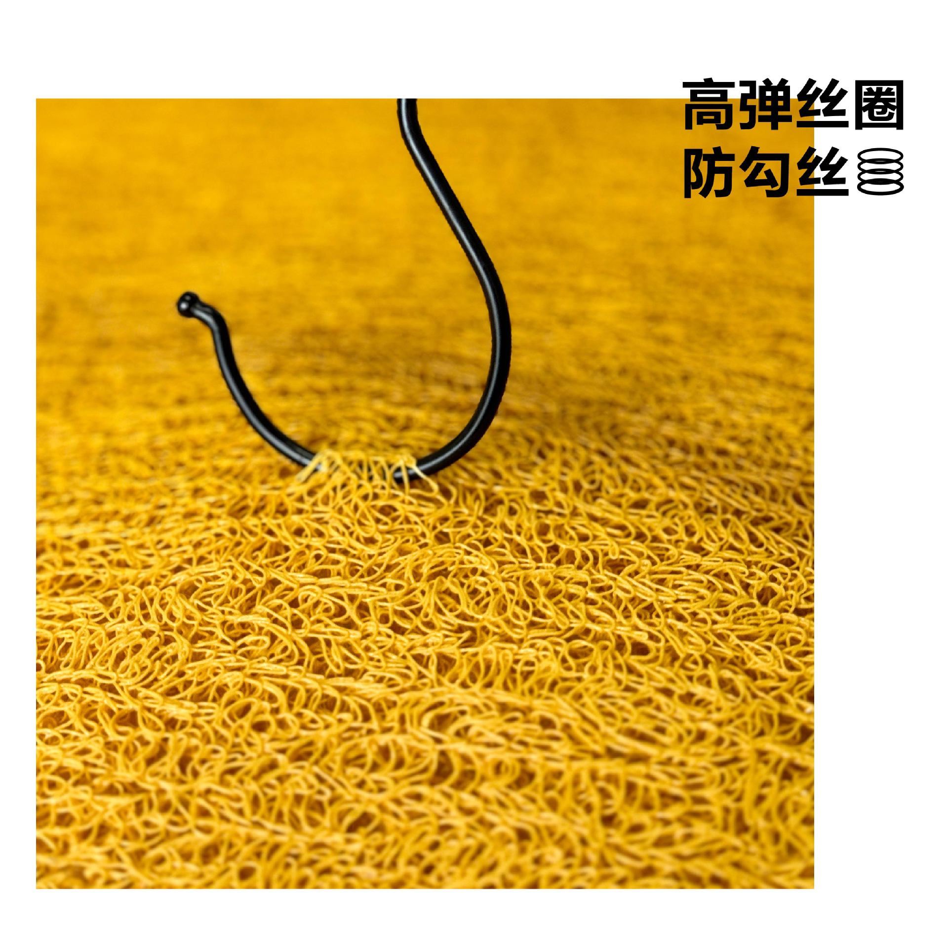 Cross-Border Imitation Coconut Cropable Silk Ring Carpet Floor Mat Home Door Mat PVC Floor Mat Outdoor RV Mud Scraping Mat