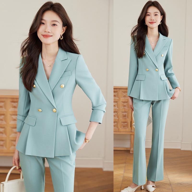 职业西装套装女秋冬2025新款气质修身上班通勤经理正装西服工作服|undefined