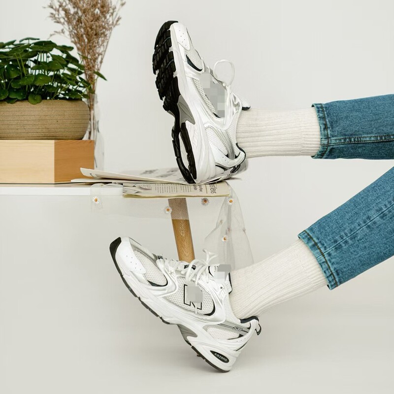 Putian Shoes Langxin Balun Nb530 Running Shoes Breathable Mesh Inner Heightening Men's and Women's Sports Shoes Classic Dad Shoes