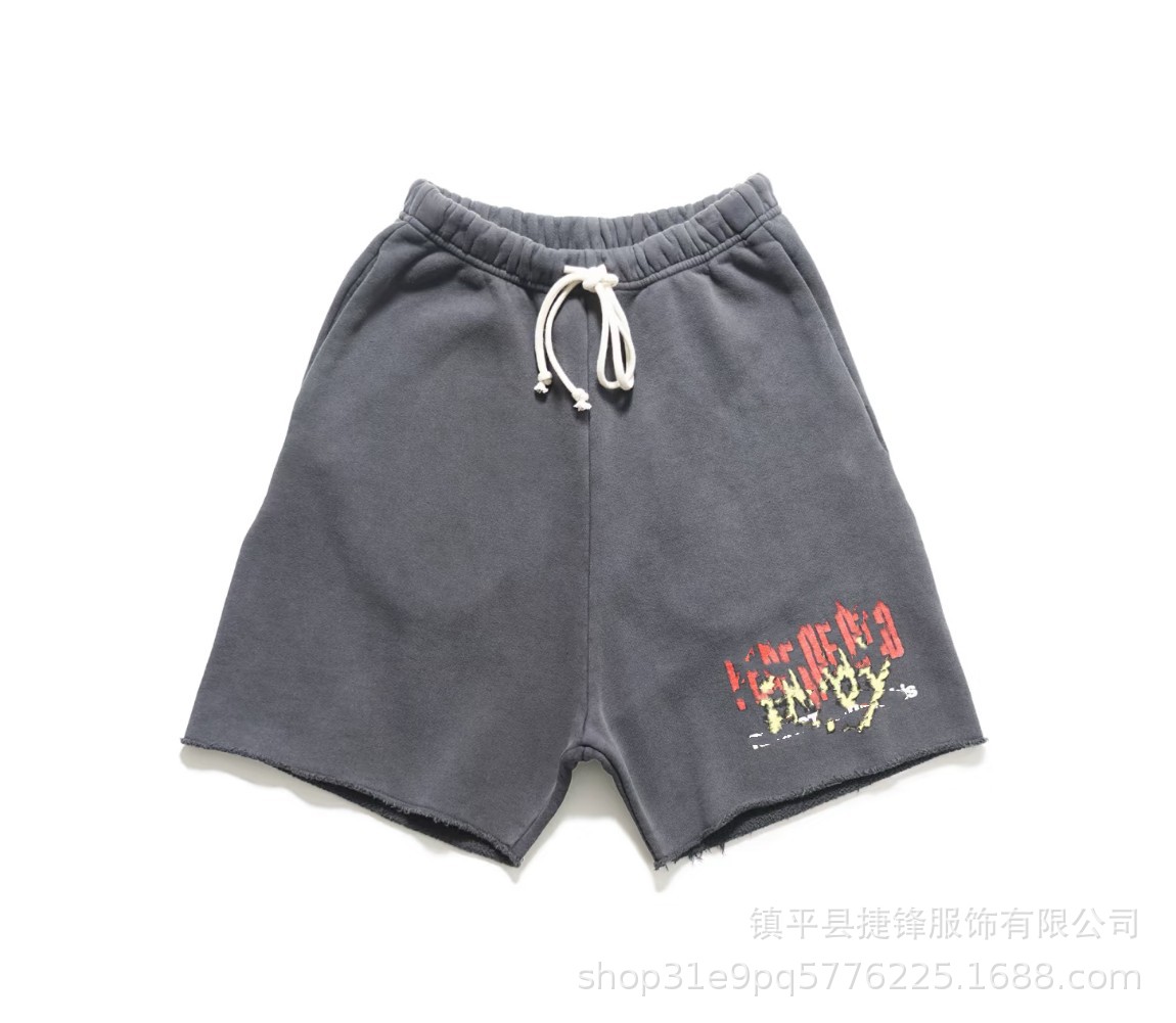 クロスボーダーの新型欧米のファッションブランドのレトロな水洗いは古い落書きをします。