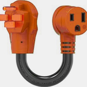 RV房车转换插座50转30A 12英寸 NEMA 14-50P TO NEMA 6-50R