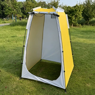 toilet fishing tent mobile – Avtomobil dam çadırları - yellow-gray-single