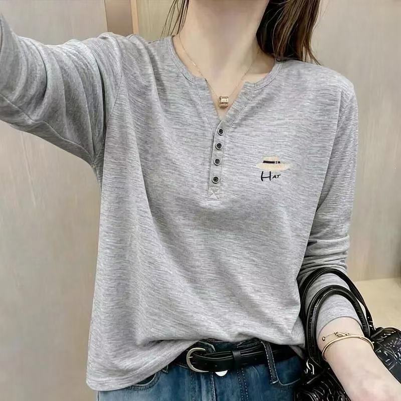 Bamboo fiber long-sleeve top, popular style, new design for women, loose-fitting, high-quality, suitable for mothers and middle-aged women, women's T-shirt, long-sleeve Bamboo fiber long-sleeve top, popular style, new design for women, loose-fitting, high-quality, suitable for mothers and middle-aged women, women's T-shirt, long-sleeve