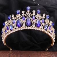 H1373 Европейская и американская Невеста Корона Барлоу головной убор со стразами Корона принцессы свадебные аксессуары для волос аксессуары для свадебного платья
