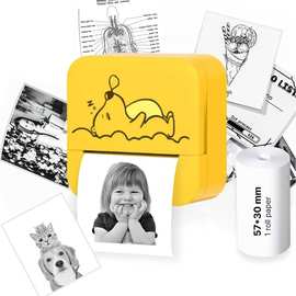 跨境迷你mini printer标签图片错题热敏蓝牙跨境小型便携式打印机