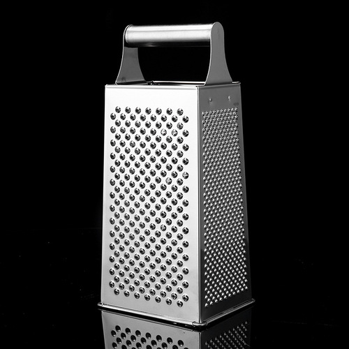 Multifunctional stainless steel 9-inch four-sided vertical grater cheese cheese grater fruit and vegetable grater