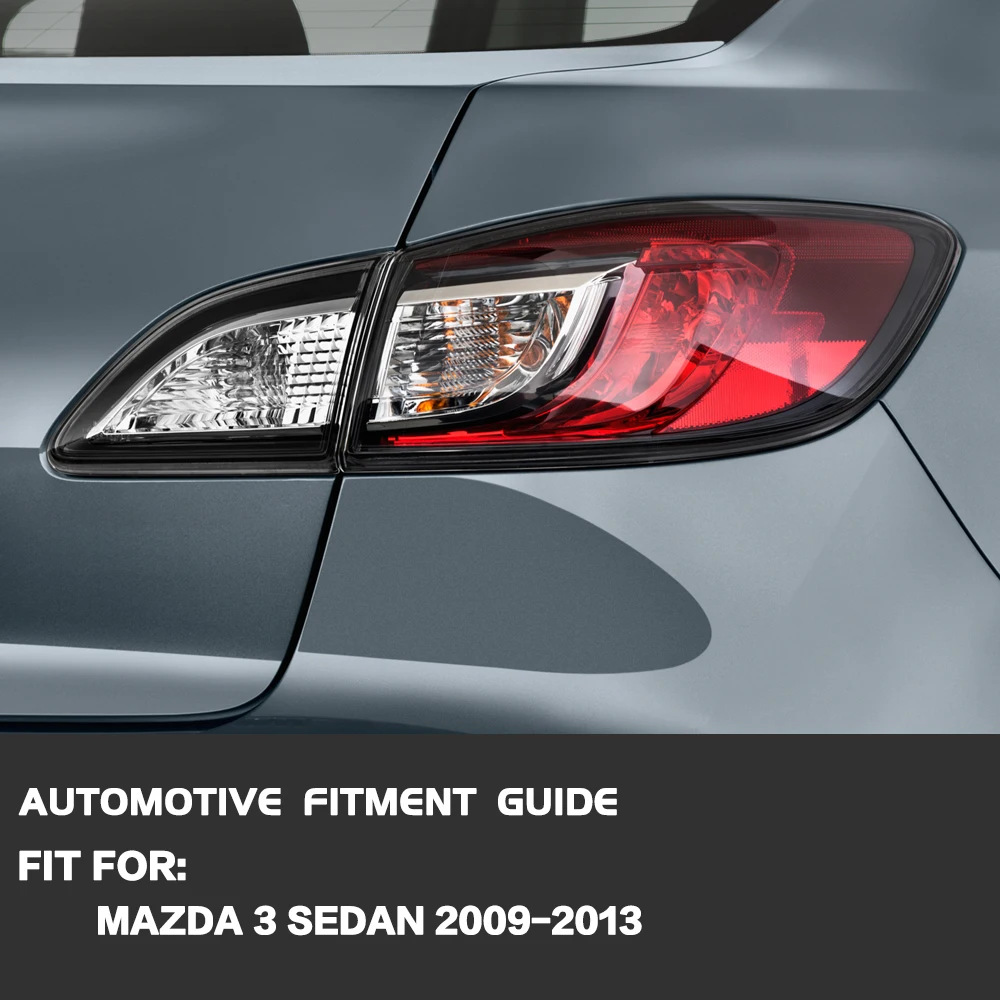 Suitable for Mazda 3 Bl 09-13 Models Rear Tail Light Semi-Assembly, Brake Light, Reverse Light, Turn Signal Light