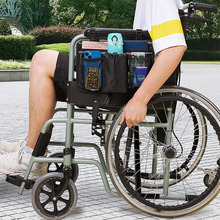 跨境輕便輪椅收納袋推椅側邊扶手掛包多功能輔行器電滑輪車懸掛袋
