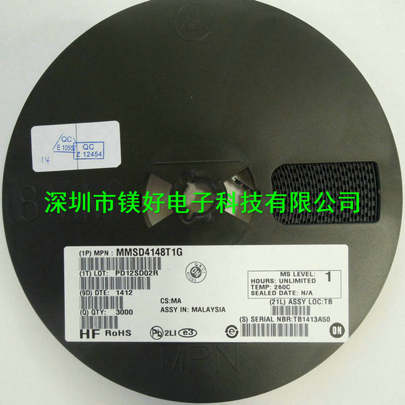 贴片开关二极管，MMSD4148T1G,MMSD4148T3G,SOD323/SOD123