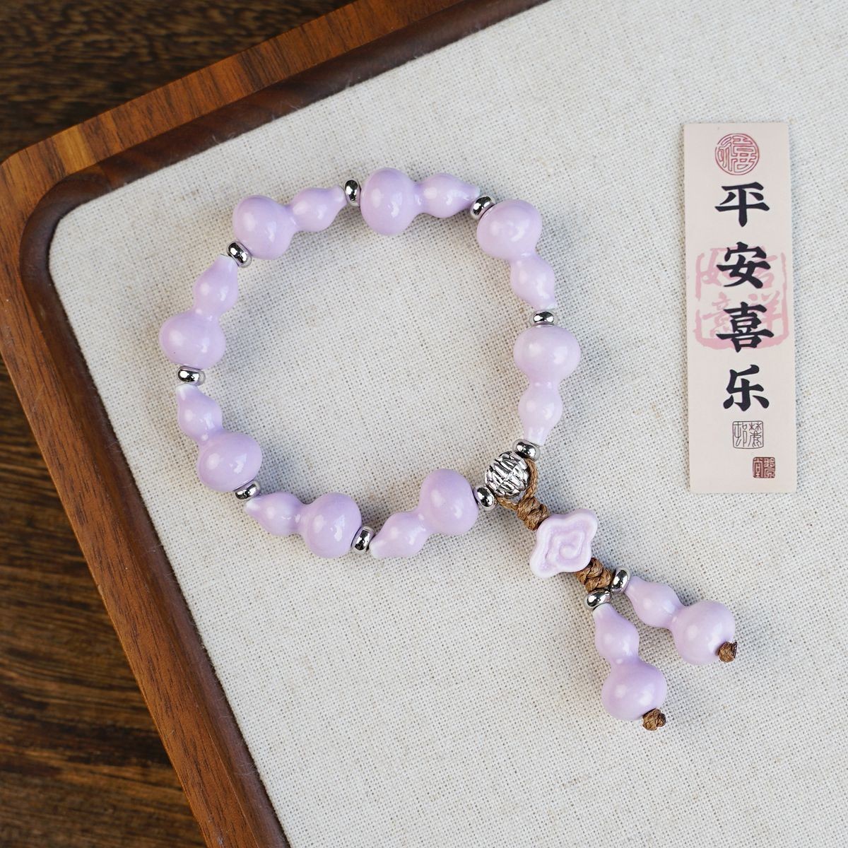 Jingdezhen pulsera de cerámica de verano mujer alta sensación galletas serie de gatos nicho diseño universal pulsera alta sensación