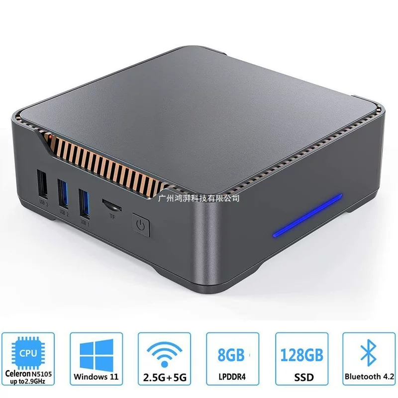 GK3VPLUS/N100 mini host N150 home office 4K game micro portable computer three screen output