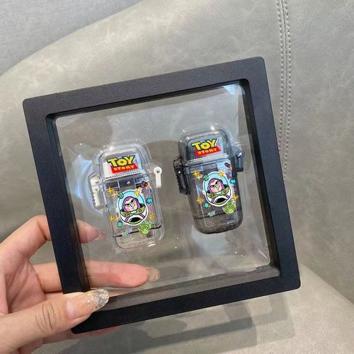 Buzz Lightyear Pink Flame Lighter Necklace Windproof Cute Cartoon Girl Gift for Boyfriend Creative Wholesale