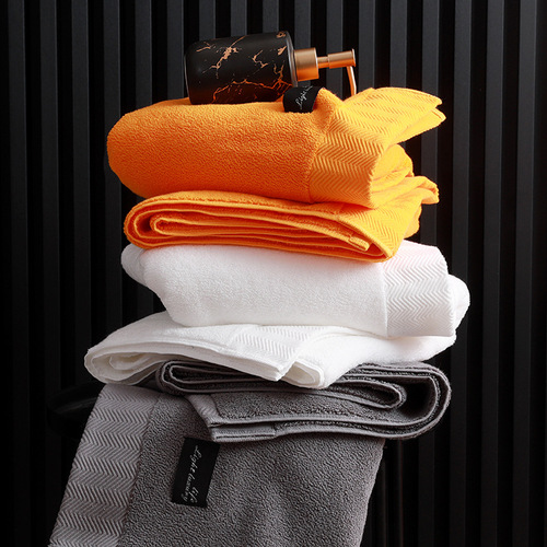 Cross-border supply pure cotton Class A hotel bath towel, thickened, soft and absorbent, group purchase gift wholesale 80*160