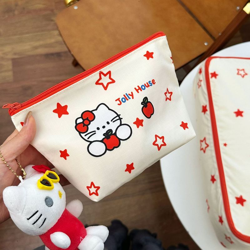 星星猫咪旅行袋四件套旅行必备行李箱衣物收纳袋防水便携式分装袋|undefined